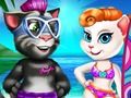 Spil Angela og Tom Beach Vacation  online