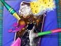 Spil Stiplede pige Broken phone  online