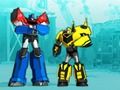 Spil Transformere. Robots in Disguise: Super Mini Striker  online