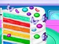 Spil Vincy Cooking Rainbow Fødselsdagskage  online