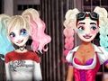 Spil Harley Quinn hår- og makeupstudie  online