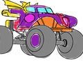 Spil Monster Truck malebog  online