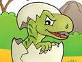 Spil Dino farvelægning online