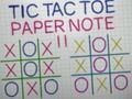 Spil Tic Tac Toe papir Note II  online