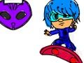 Spil Tilbage til skolen: Mask Boy Coloring  online