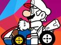 Spil Mario Driving Coloring Book online