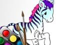 Spil Sjove dyr farvelægning online