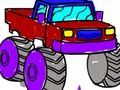 Spil Tilbage til skolen: Monster Truck Coloring  online