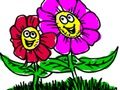 Spil Tilbage til skolen: Blomstermalebog  online