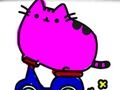 Spil Tilbage til skolen: Cute Cats Coloring  online