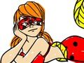 Spil Tilbage til skolen: Dotted Girl Coloring  online