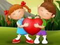 Spil Valentins boblehjul  online