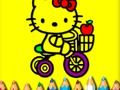 Spil Tilbage til skolen: Sweet Kitty Coloring  online