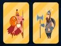 Spil Spartan og Viking Warriors hukommelse online