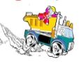 Spil Lego lastbiler farvelægning online