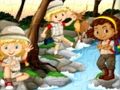 Spil Camping børn puslespil  online