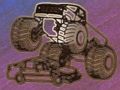 Spil Monster Trucks Farvelægning  online