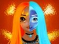 Spil Prinsesse Halloween Makeup Halffaces Tutorial online