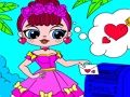 Spil Popsy Surprise Valentinsdag farvelægning  online