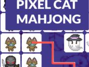Spil Pixel kat mahjong  online