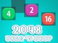 Spil 2048 træk og slip  online