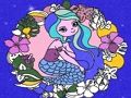 Spil Havfrue Farvelægning Glitter  online