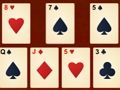 Spil Solitaire top og bund  online