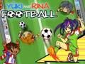 Spil Yuki og Rina fodbold  online