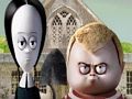 Spil Addams familie puslespil  online