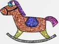 Spil Glitter legetøj malebog  online