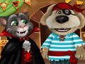 Spil Taler Tom og Angela Halloween -fest online
