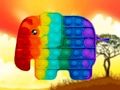 Spil Vilde dyr Pop It Jigsaw  online