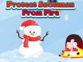 Spil Beskyt snemand mod ild  online