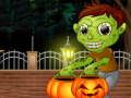 Spil Halloween ordsøgning  online