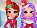 Spil Rainbow Girls juletøj  online