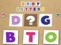 Spil Drop bogstaver online