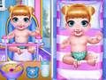 Spil Prinsesse nyfødte tvillinger babypleje  online