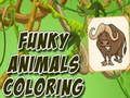 Spil Funky Animals Farvelægning  online