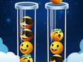 Spil Emoji farvesorteringspuslespil  online