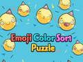Spil Emoji farvesorteringspuslespil  online