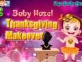 Spil Baby Hazel Thanksgiving makeover online