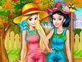 Spil Prinsesser arbejder i haven  online