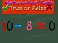 Spil Matematikopgaver Sandt eller Falsk  online