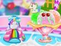 Spil Unicorn Ice Cream Corn Maker online