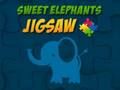 Spil Søde elefanter Jigsaw online