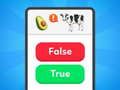 Spil Sandt Falsk - Quiz  online
