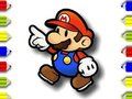 Spil Tilbage til skolen Mario Farvelægning  online