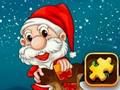 Spil Julemandens puslespilstid  online