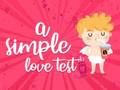 Spil En simpel kærlighedstest  online