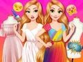 Spil Prinsesser outfit farvelægning  online